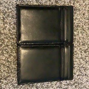 J crew magic wallet - black